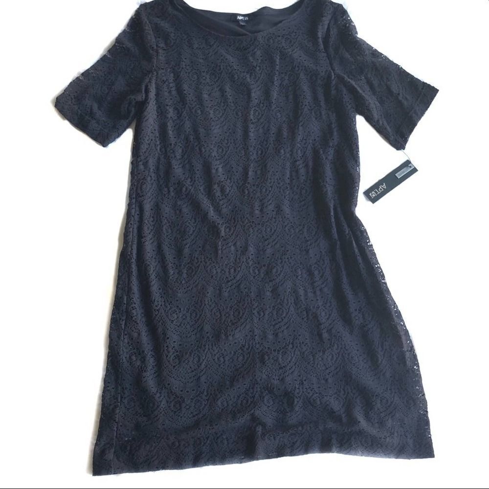 Apt 9 black lace dress‎